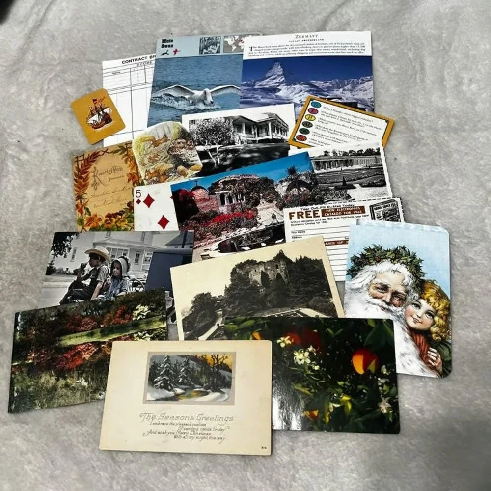 50+ piece Ephemera Lot 30 Collage Crafting Junk Journals Scrapbooking